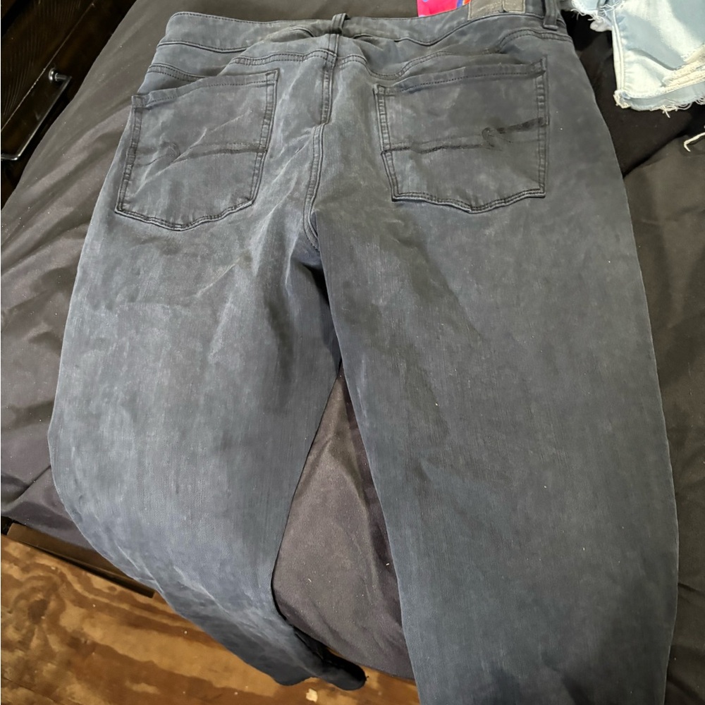 American Eagle Outfitters Women's Skinny Jeans - Dark Gray